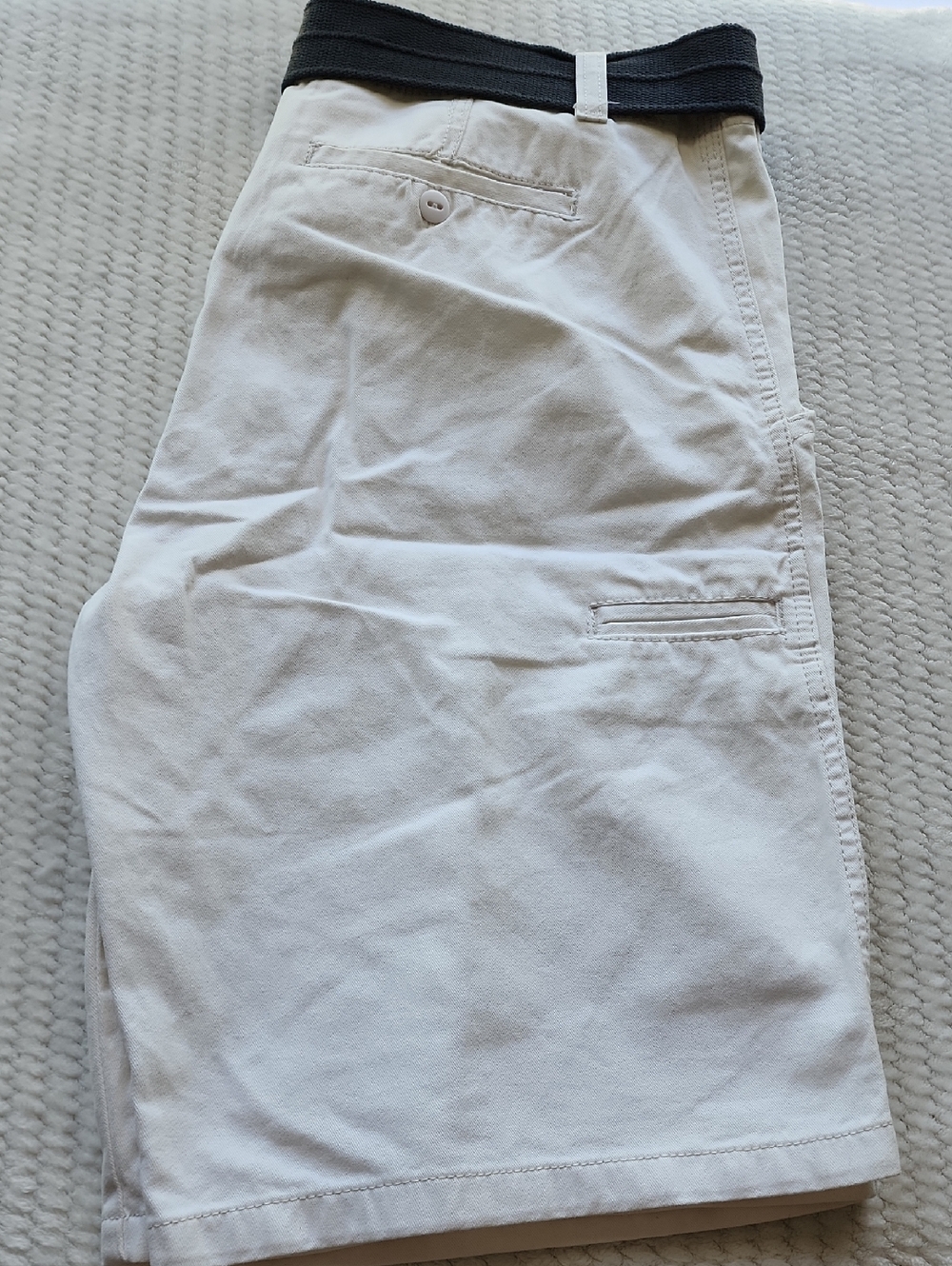 Iron Co White Shorts with Belt Brand New